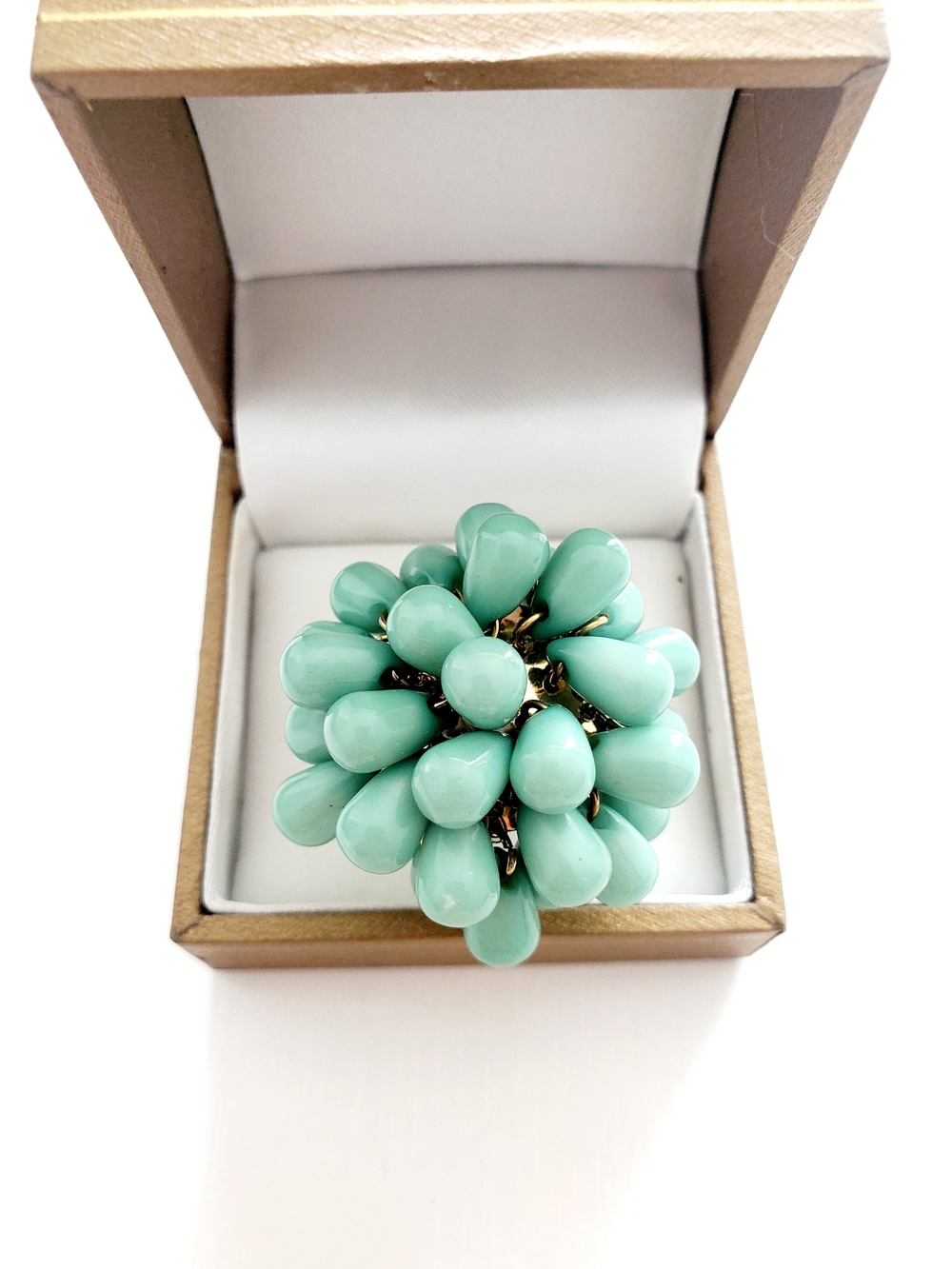 Mint Cluster Statement Ring - Women Jewelry